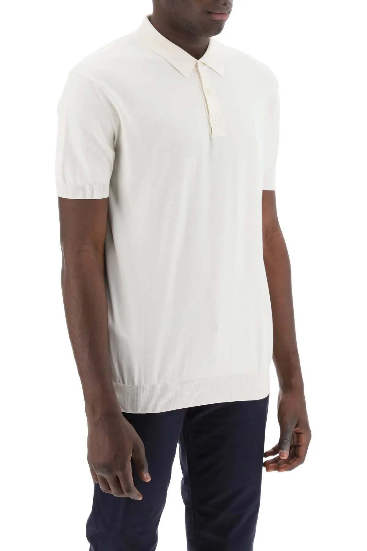 Baracuta Men's Short-Sleeved Cotton Polo Shirt For