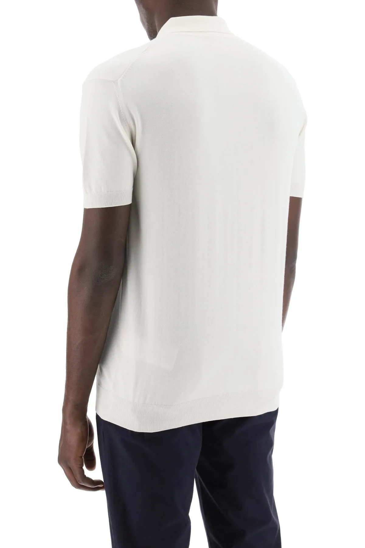 Baracuta Men's Short-Sleeved Cotton Polo Shirt For
