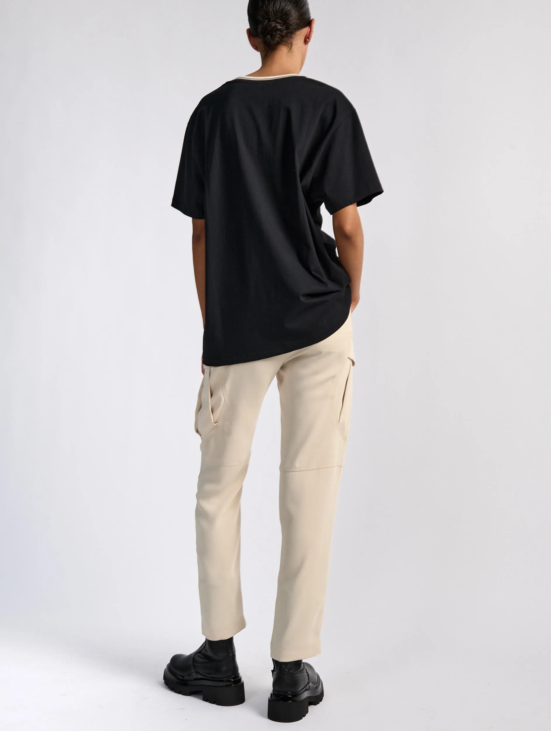 Black screen printed tee-shirt - Barbara Bui x PSG
