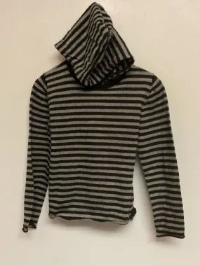 Bonpoint Size 6 Gray & Black Stripe Lane Wool Boys Sweaters & Vests