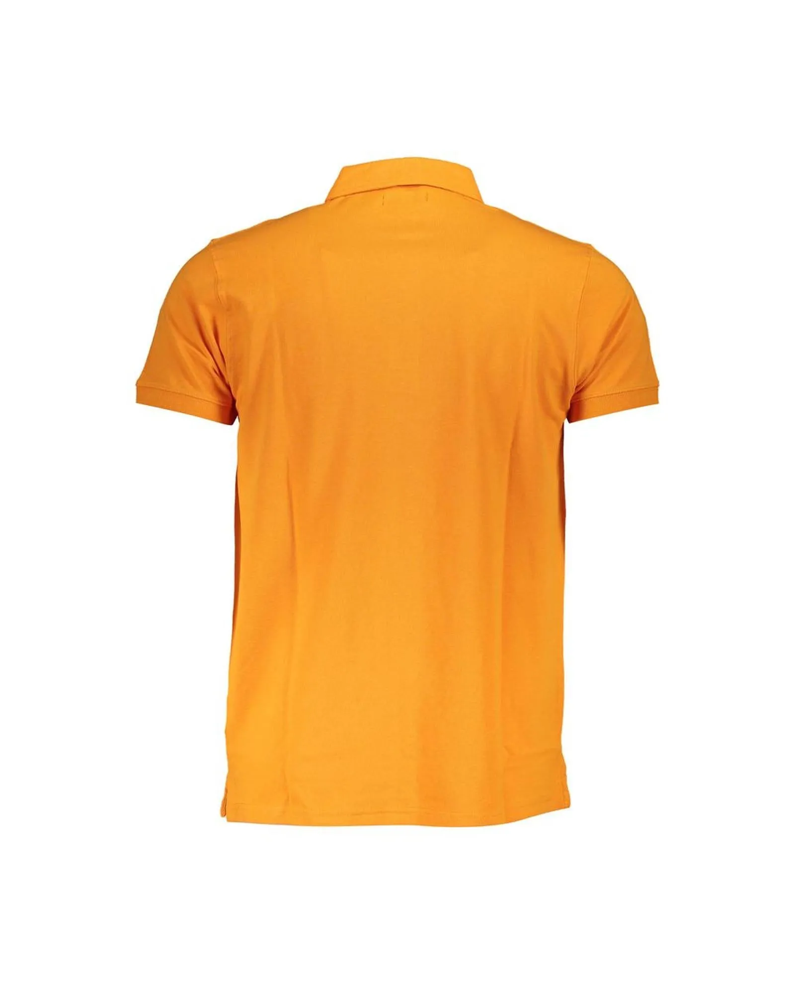 Cavalli Class  Mens Short Sleeve Polo Shirt Orange