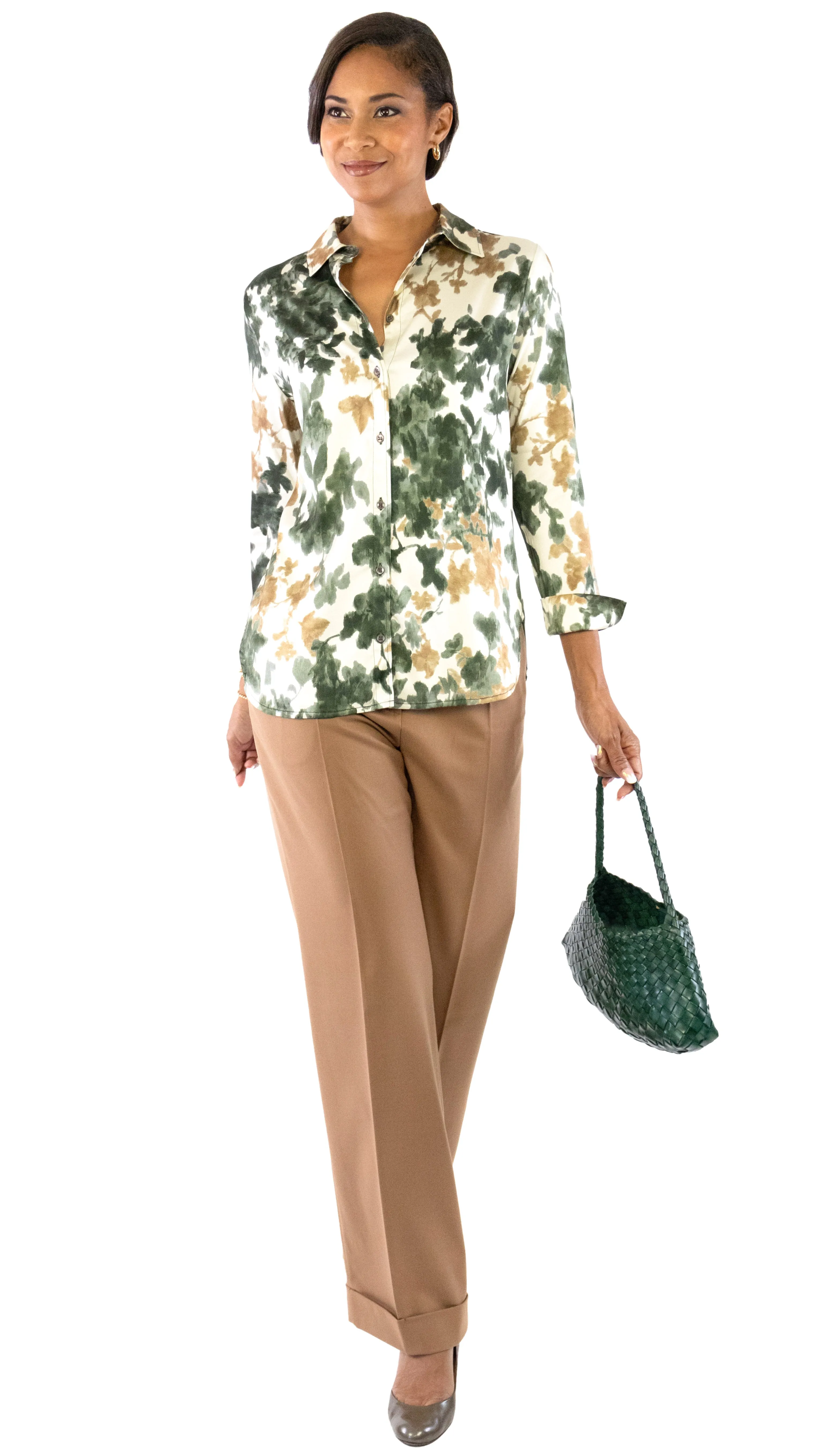 Cuffed Trouser - Camel