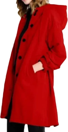 DGHM-JLMY Women's Hooded Waist-Length Windbreaker Windproof Outdoor Waterproof Mid-Length Coat Softshell Long Jacket