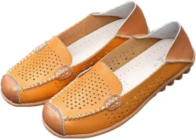 DirraBra owlkay Women's Fashion Breathable Loafers Slip On Casual Walking Shoes Moccasin Comfortable Lightweight Non-Slip Boat Shoes