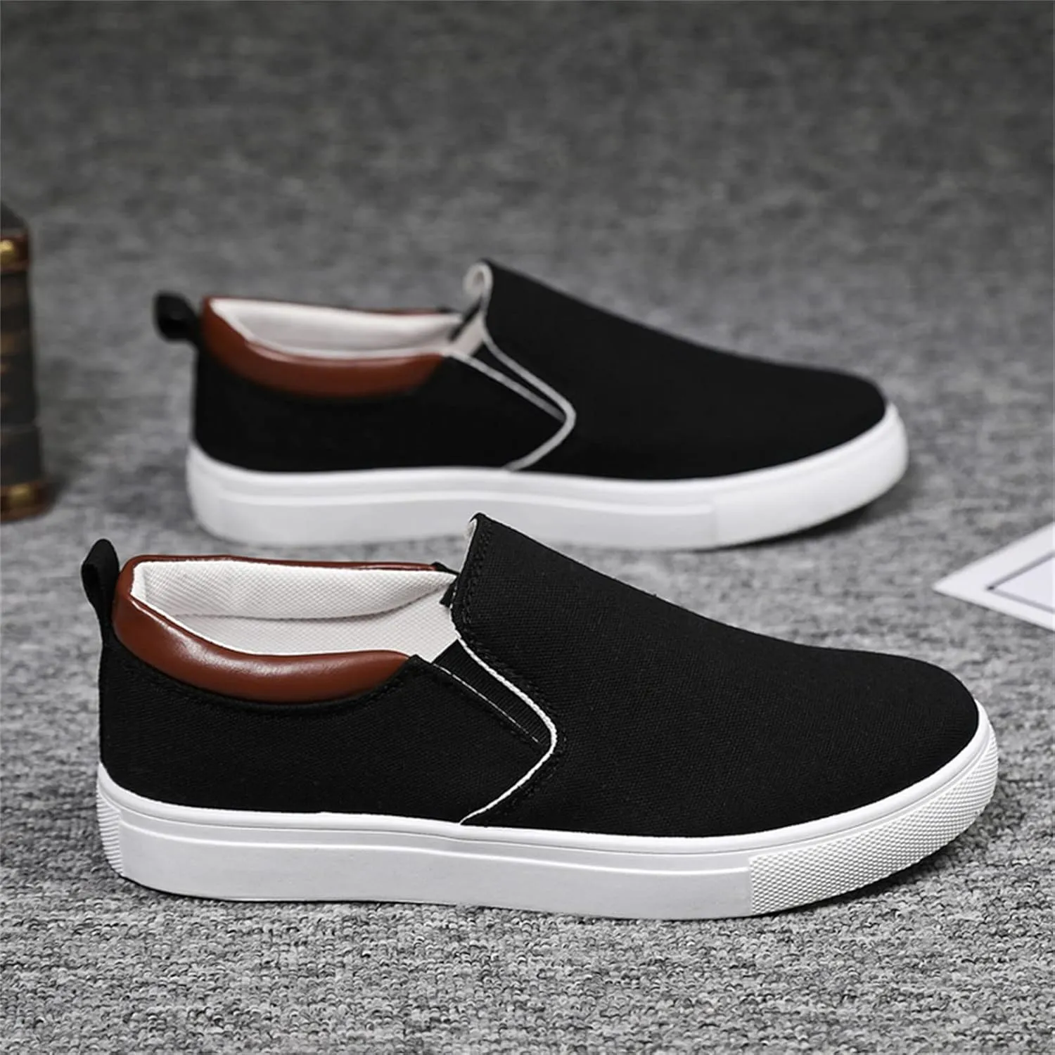 Loafers for Men Casual Slip On Shoes Comfortable Boat Shoes Fashion Flat Walking Shoes with Anti Slip Sole