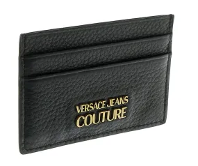 Versace Jeans Couture Black/Gold Small  Classic Flat Cardholder