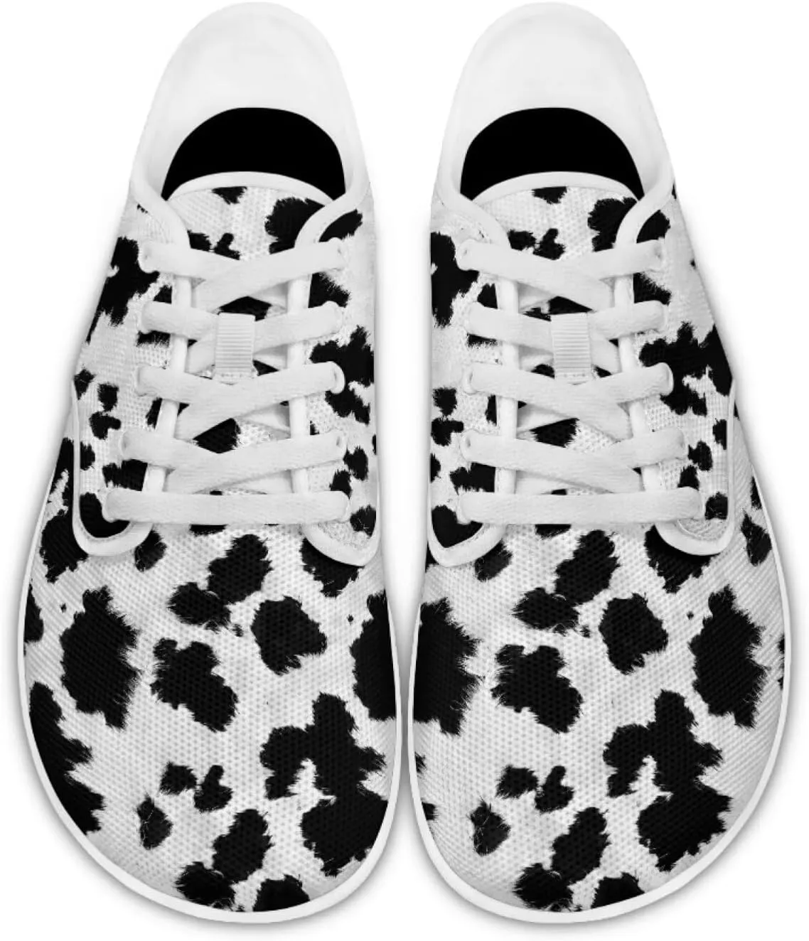 Women's Highland Cattle Running Shoe Leisure Business Loafer Flat Outdoor Walking Platform Sneaker