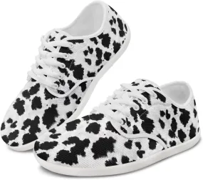 Women's Highland Cattle Running Shoe Leisure Business Loafer Flat Outdoor Walking Platform Sneaker